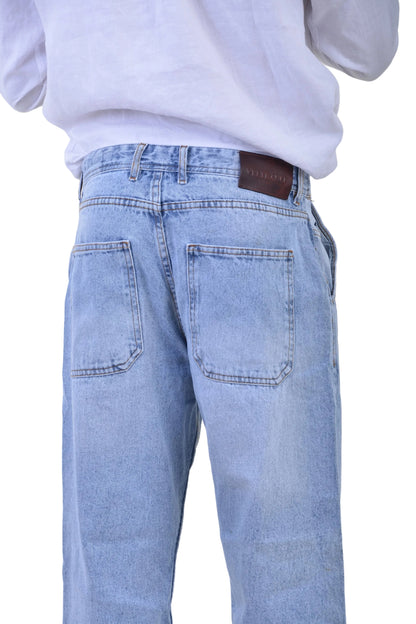 Jean Baggy Classique VELTRANO Bleu blitch