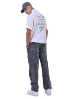 Jean Baggy Classique VELTRANO gris snow