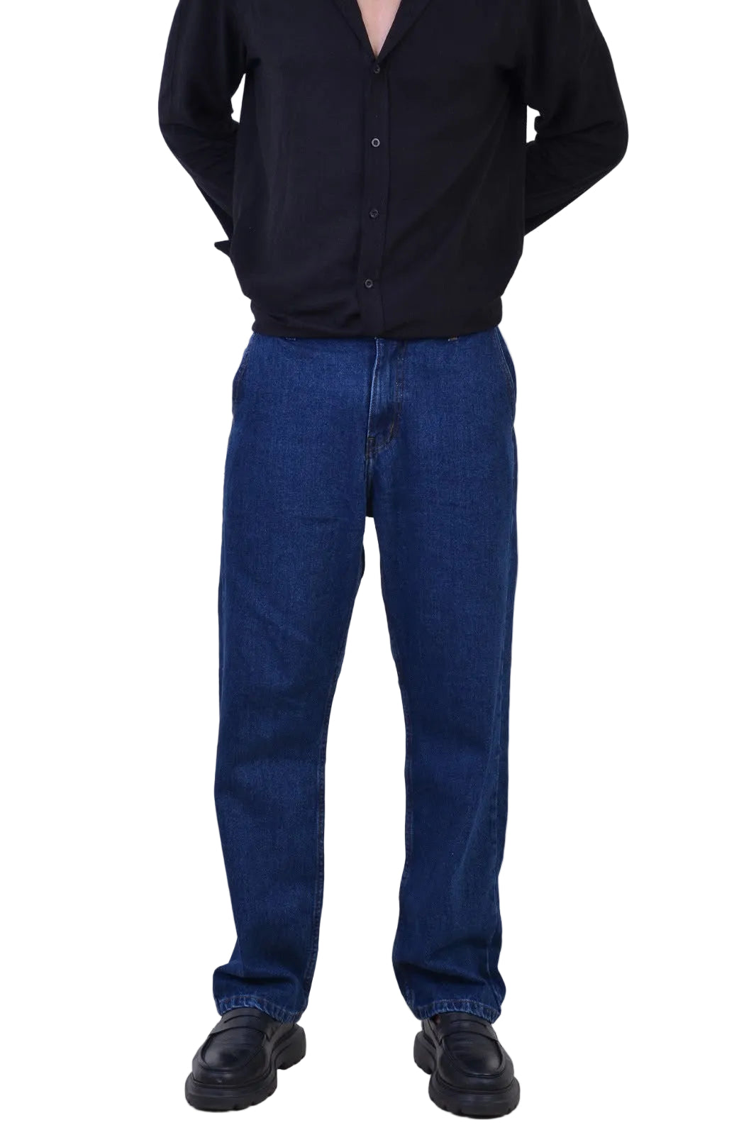 Jean Baggy Classique VELTRANO Bleu stone